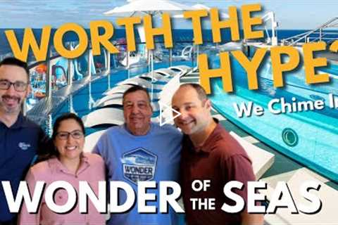 Wonder of the Seas Cruise Review with Super Mario, Royal Caribbean Blog, and Alanna Zingano