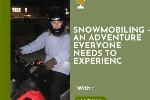 Snowmobiling – An Adventure Everyone Needs to Experience (at least once)