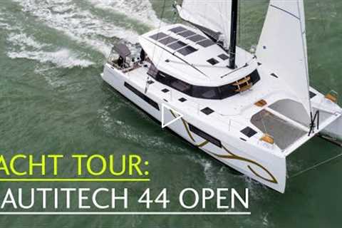 Yacht Tour: a walkthrough of the new Nautitech 44 Open, which promises comfort and performance