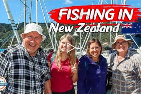 We caught a SHARK! ? Handline FISHING New Zealand ?? with Venetian Pros! 197 Countries, 3 Kids