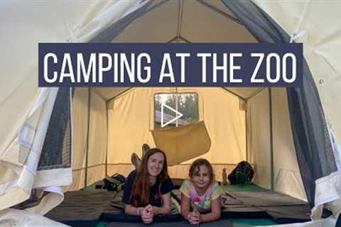 WE SLEPT IN A TENT AT THE ZOO (San Diego Zoo Safari Park)