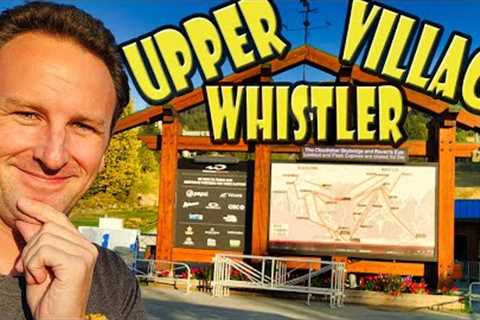 Exploring the Upper Village in Whistler Canada