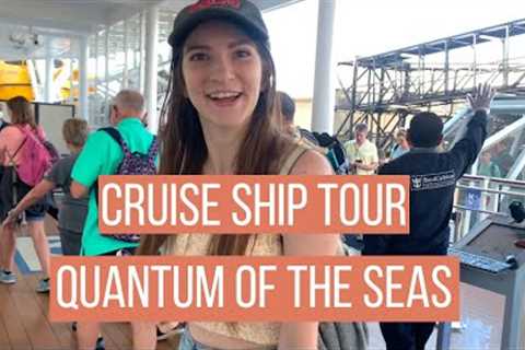 CRUISE SHIP TOUR Vlog (Royal Caribbean''s Quantum of the Seas) || Alaska Cruise