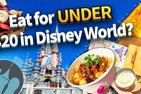 Can We Eat for Under $20 a Day in Disney World?
