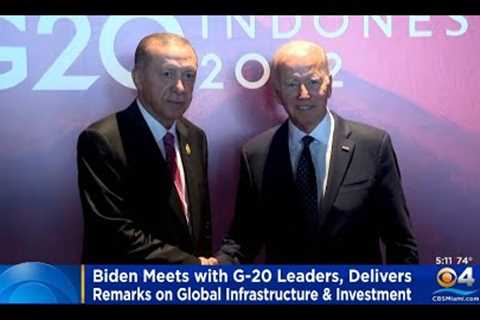 Pres. Biden Delivers Remarks On Global Infrastructure And Investment At G20 Summit