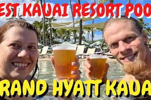 Best Resort Pool on Kauai 2022 Grand Hyatt Kauai Resort & Spa Pool Tour & Saltwater Lagoon..