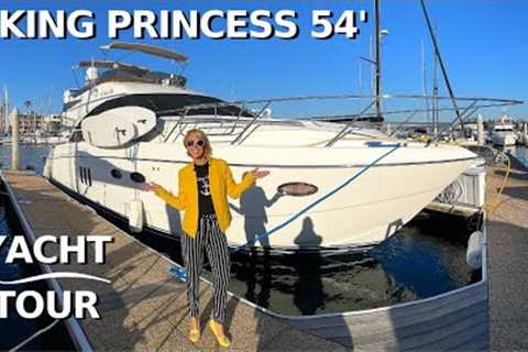 $795,000 2007 VIKING PRINCESS 54'' Flybridge YACHT TOUR & SPECS / Liveaboard Motor yacht Power..