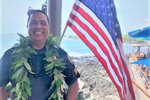 Kona police detective honored for his efforts in murder investigations