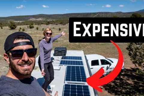 OUR RV BOONDOCKING SOLAR SYSTEM || FULL TIME RV LIVING