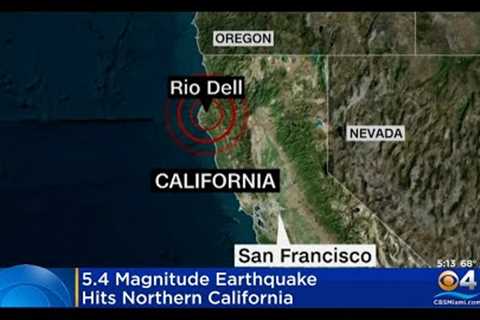 5.4 Magnitude Earthquake Rocks California