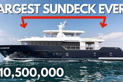 $10.5M 2020 ALPHA 38M / 125'' SuperYacht Tour Liveaboard Charter Flybridge Motor Yacht