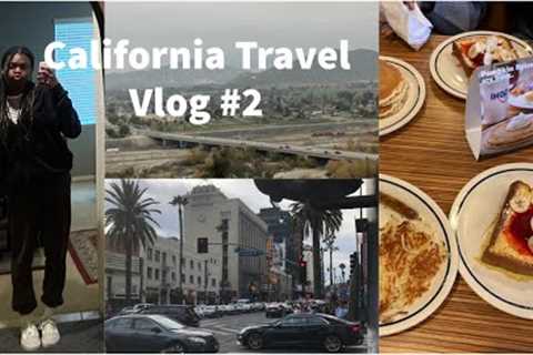 CALIFORNIA TRAVEL VLOG PART 2 | ihop, hollywood, mountain climbing and more |