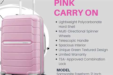 Travel Chic: The Ultimate Samsonite Pink Carry-On Luggage Guide