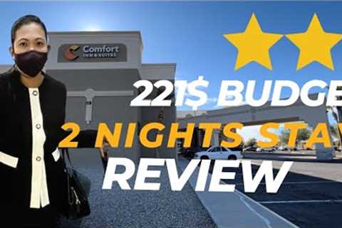 STOP OVER | 221$ BUDGET HOTEL STAY |ROOM TOUR | HOTEL REVIEW | COMFORT INN & SUITES SURPRISE AZ ..