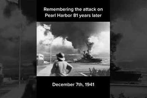 Remembering Pearl Harbor 81 Years Later #wwii