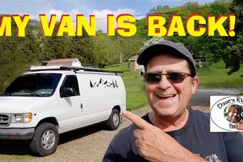 I Got My Van Back - Getting The Van Ready For Travel - Ford E250 Adventure Van! :)
