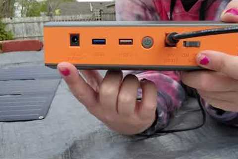 Solar Powered Power Bank for Tent Camping RV Adventures