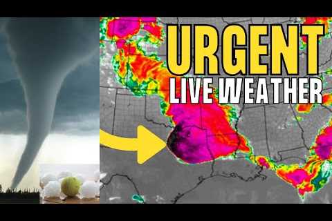Giant Hail, Intense Winds & Tornadoes - LIVE Weather Coverage