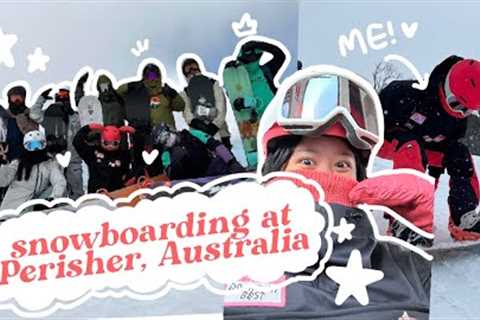 ♡ our first snowboarding trip of the 2023 snow season ♡ snowboarding vlog, perisher, australia