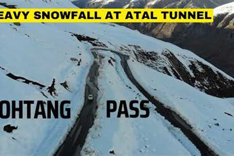 Heavy Snowfall at Atul Tunnel | World''s Longest Tunnel | Manali | Rohtang Pass | Sissu