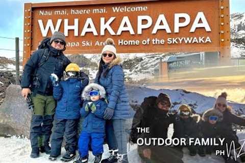 First Snow Experienced | 2 nights Winter Camping | Whakapapa | Ohakune Top 10 Holiday Park