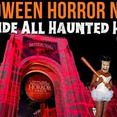 Exploring Universal Studios Florida’s Ten Haunting Houses and Tribute Store at Halloween Horror..