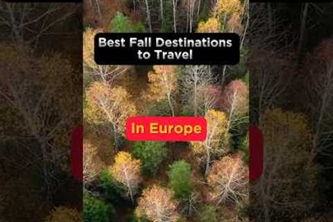 Best Fall Destinations in Europe #shorts #europe #autumn #travel