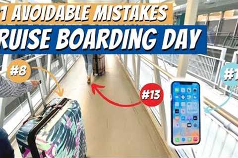The 21 Cruise Boarding Day Mistakes You''re Still Making!