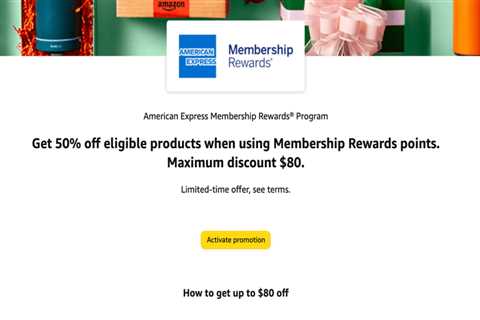 Save Big on Amazon Orders with Amex Membership Rewards Points