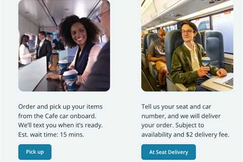 Amtrak Testing New Order-at-Your-Seat Service on Select Trains