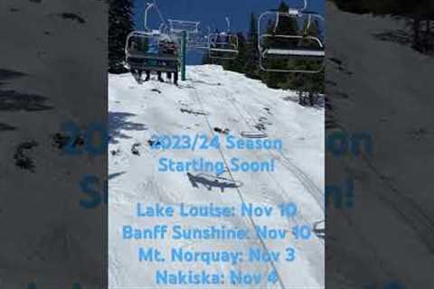 Winter is Here! Ski & Snowboard Season in the Canadian Rockies starting soon! #banff #sports..