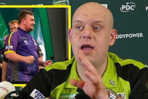 MICHAEL VAN GERWEN frustrated with media questions: ''WHY ARE WE TALKING ABOUT LUKE LITTLER?''