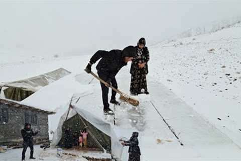 Heavy winter snowfall and the return of the nomadic grandmother