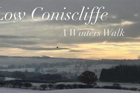 A Snowy Winters Walk at Low Coniscliffe