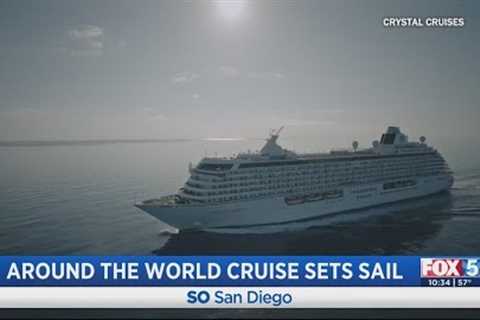 World Cruise Leaves San Diego Port, Embarks On Five Month Journey