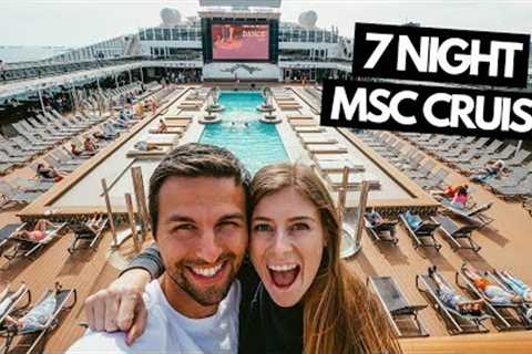 7 Night Cruise to Spain, Italy & France! | MSC Grandiosa Full Ship Tour (his first cruise ever!)