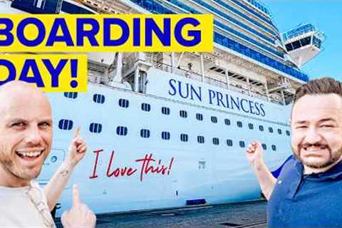 Boarding the NEWEST Cruise Ship in the World! A Surprising Experience!