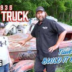 Chopped Top 1935 Ford Truck is Back!  let''s BUILD IT BETTER!