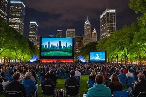 Millennium Park Movie Night Chicago
