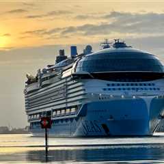 Photos show world's biggest cruise ship arriving in Florida