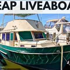 Liveaboard Trawler For $25k | Live On the HOOK!