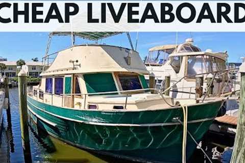 Liveaboard Trawler For $25k | Live On the HOOK!