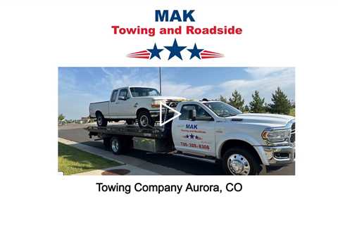 Towing Company Aurora, CO - MAK Towing Service & Parker Towing - (720) 325-8308