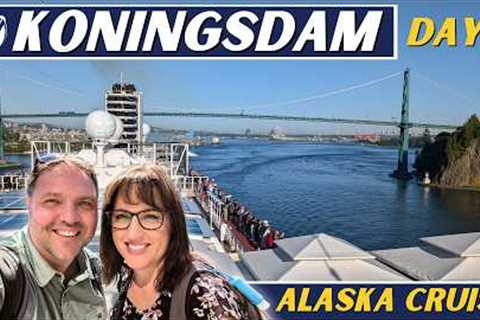 Holland America Koningsdam Alaska Cruise: Sail Away from Vancouver (VLOG Day 1)