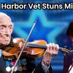 104-Year-Old Pearl Harbor Survivor Plays Violin for Fallen Comrades—Most EMOTIONAL Song! (Al Video)