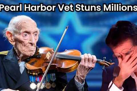 104-Year-Old Pearl Harbor Survivor Plays Violin for Fallen Comrades—Most EMOTIONAL Song! (Al Video)