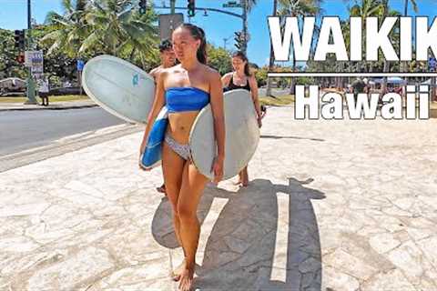 WALKING TOUR Waikiki Streets and Beaches ☀️ HAWAII PEOPLE #walkingtour #hawaii #travelvlog