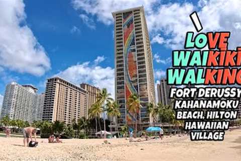 Love Waikiki Walking | Fort DeRussy & Kahanamoku Beach, Hilton Hawaiian Village | November 8,..