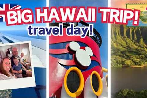 DISNEY WONDER CRUISE & AULANI: Travel Day ✈️ London 🇬🇧→ Vancouver 🇨🇦 Virgin Atlantic • Pan..