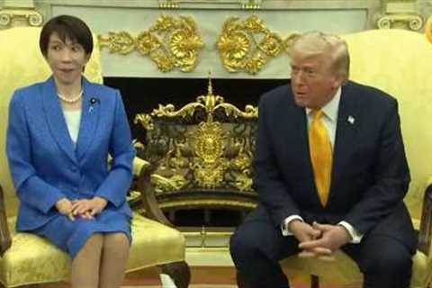 President Trump refers to Japan''s attack on Pearl Harbor after Japanese reporter asks him a..